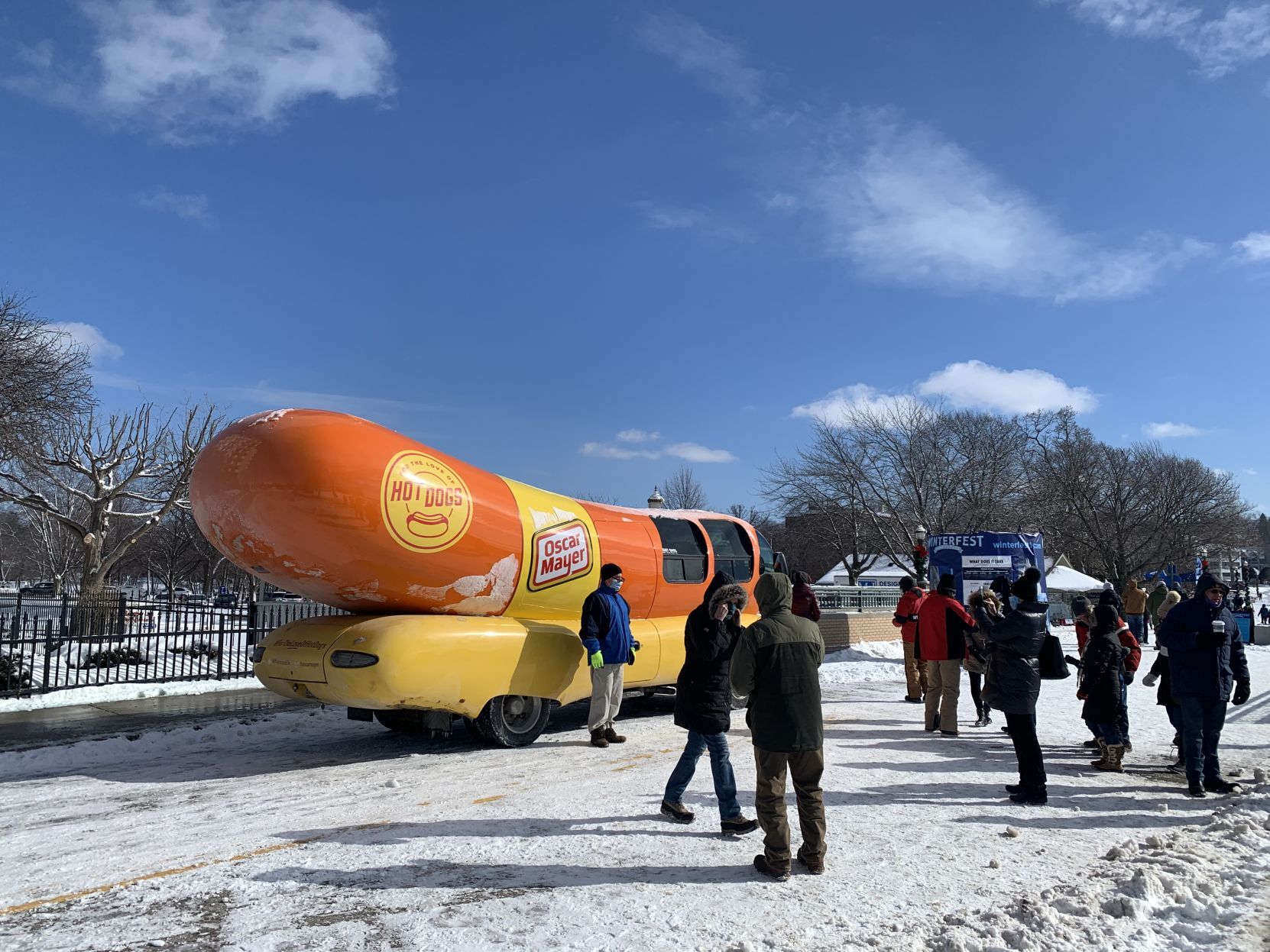 Weinermobile stops at Winterfest